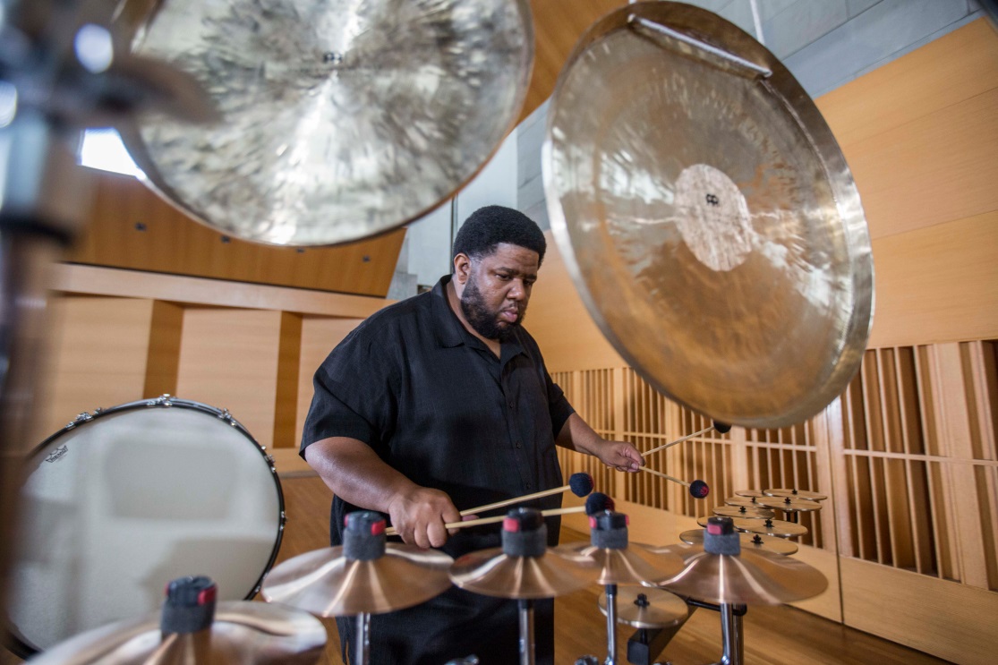 Tyshawn Sorey playing at Banff Centre 