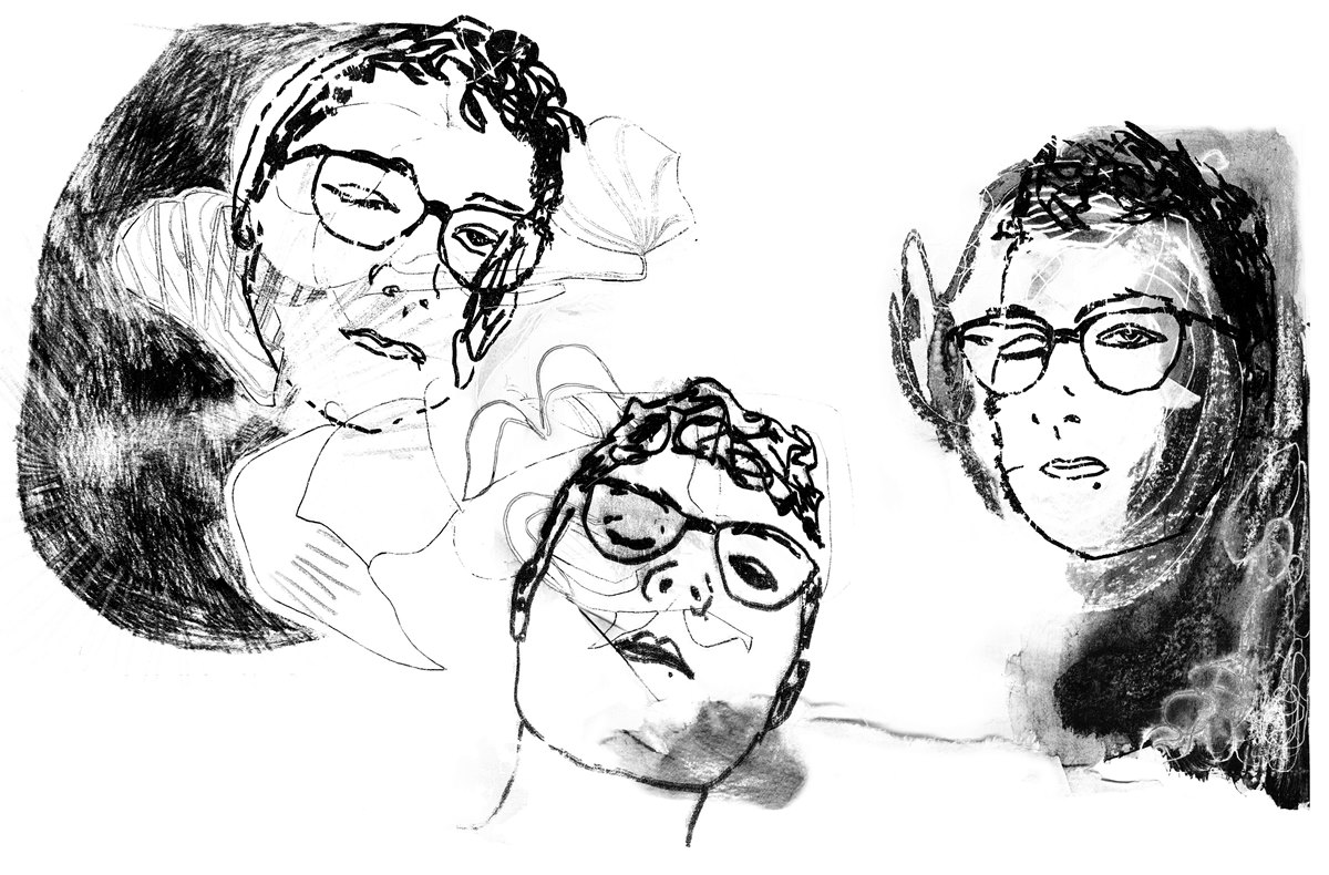 Andrea DeBruijn, Untitled. Drawing and digital imaging.