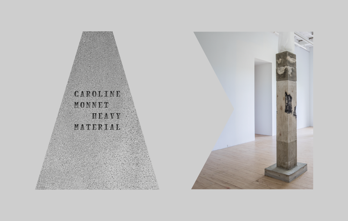 A promotion image for Heavy Material by Caroline Monnet 