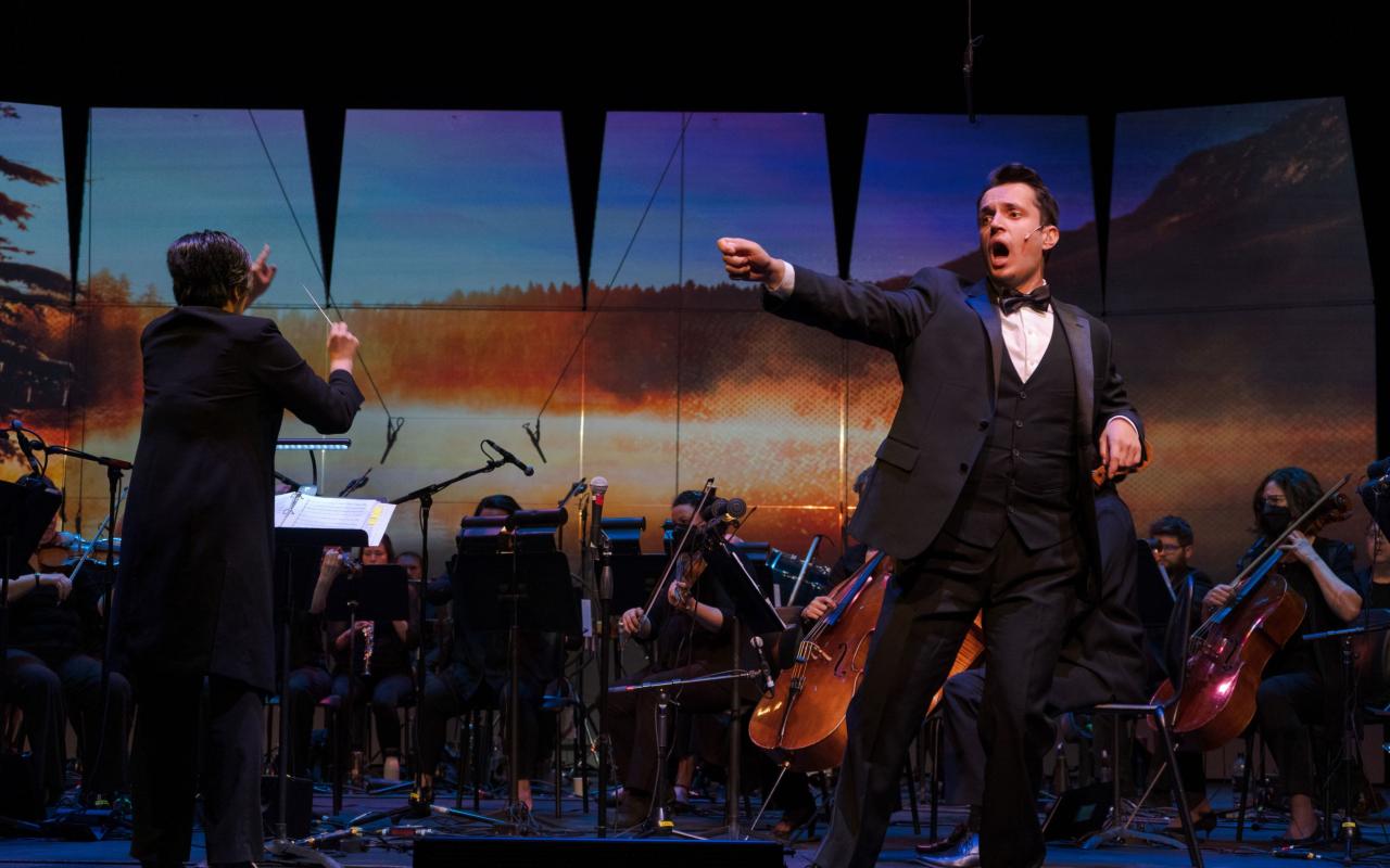 Photo taken from dress rehearsal of Opera Through The Ages