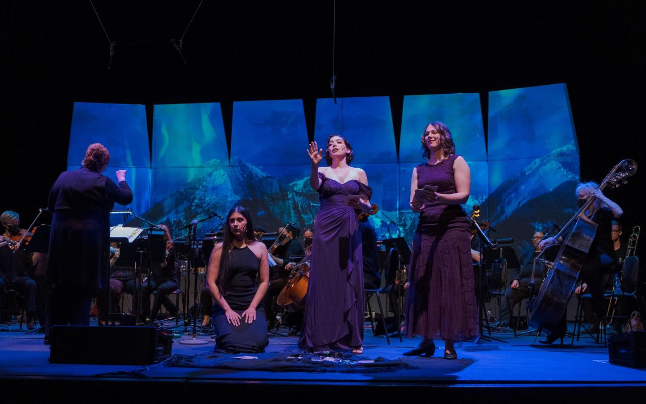 Photo taken from dress rehearsal of Opera Through The Ages