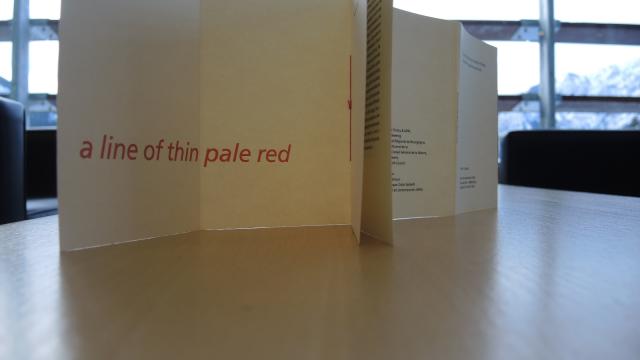 Lines of Thin Pale Blue and Red by Cutts and Finlay