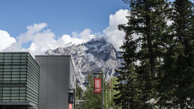 Cascade from Banff Centre Campus