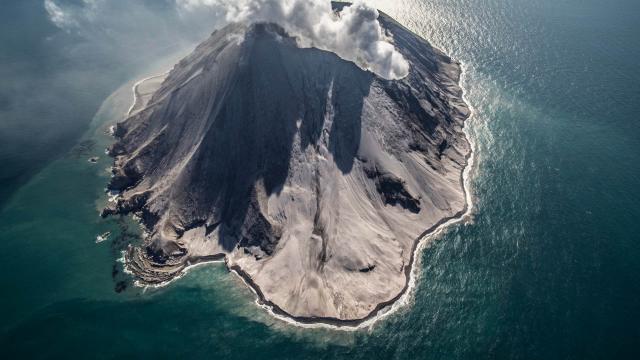 An island in the ocean