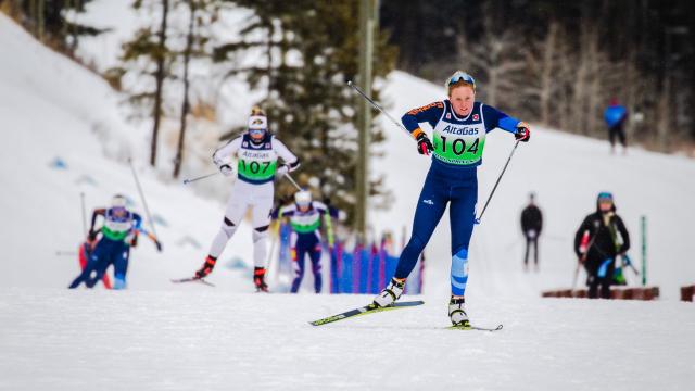 Isobel Hendry cross country skiing 