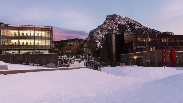 Banff Centre campus in winter