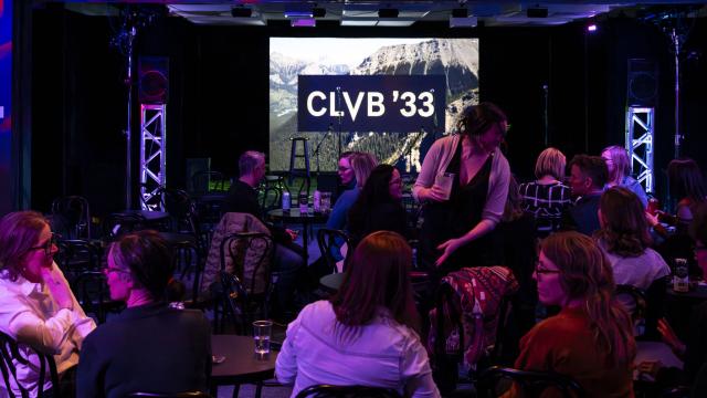 CLVB '33 Stage leading up to a show