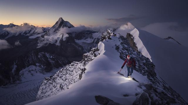 Valentine Fabre, Dent Blanche, Switzerland © Ben Tibbetts