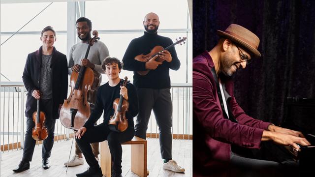 Isidore String Quartet, Andy Milne, James Ehnes and Edward Arron