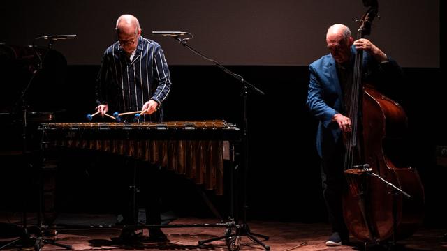Anders Åstrand, vibraphone; Roberto Occhipinti, bass. Photo by Rita Taylor. 
