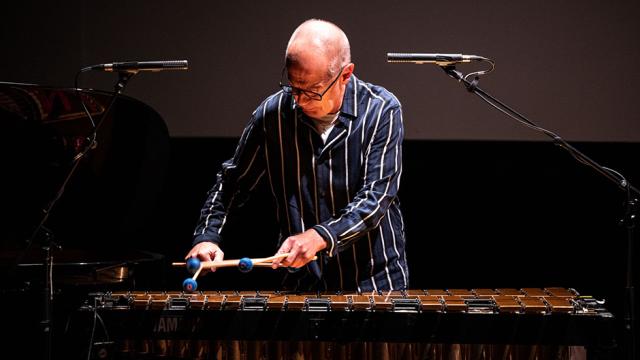 Anders Åstrand, vibraphone. Photo by Rita Taylor. 