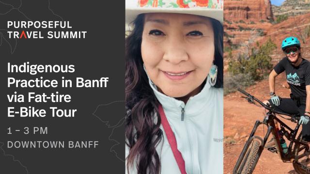 Image of Heather Black and Clare McCann for the Indigenous E-bike Tour activity