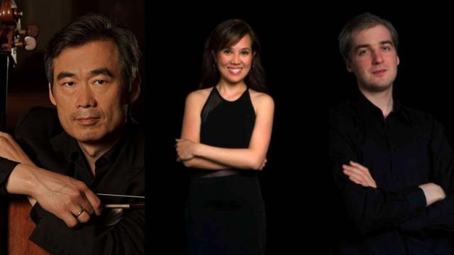 Headshots of Sung-Won Yang, Patricia Shih, Nikita Pogrebnoy