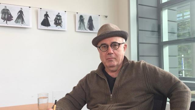 Picture of Michael Century during interview.