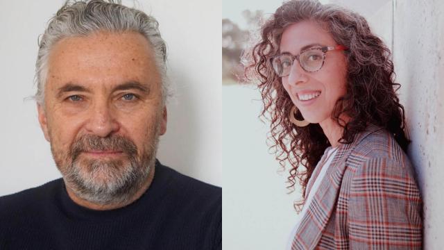 Program faculty Charles Foran and Ayelet Tsabari