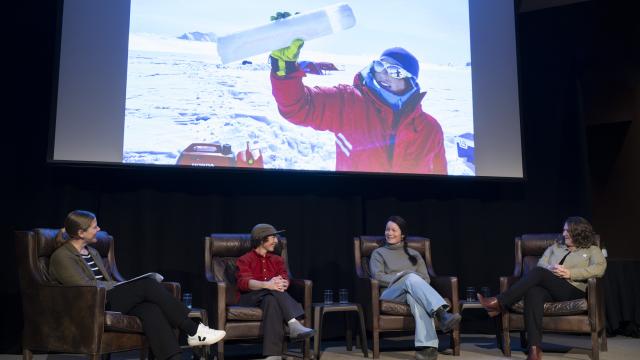 Colette Derworiz in conversation with Dr. Alison Criscitiello, Jocelyn Hirose, and Dr. Corinne Schuster-Wallace