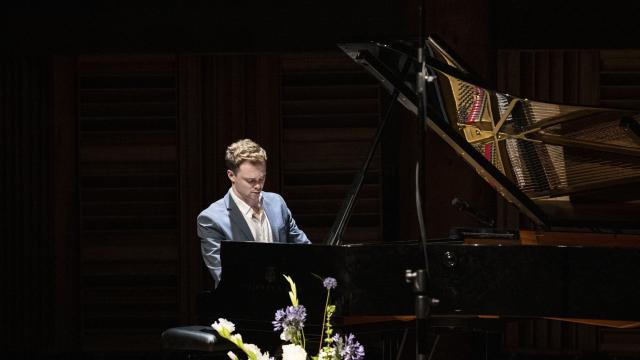 James Palmer, Art of Piano Participant Concert, 2024. Photo by Abigaile Edwards.
