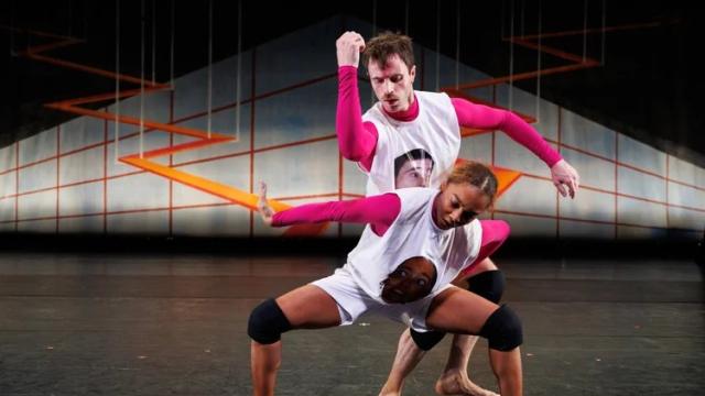 Dancers performing on stage