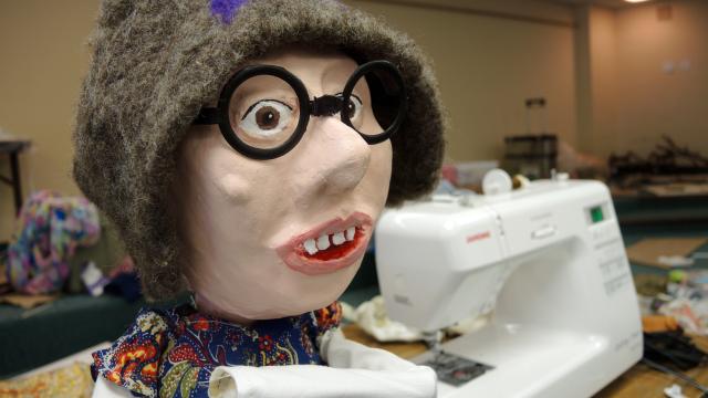 Puppet with Felt Hat