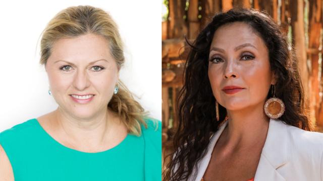 Francoise Lyon and Santee Smith