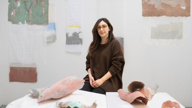 Parvin Hasanibesheli, Banff Artist in Residence Fall 2025, photo by Abigaile Edwards