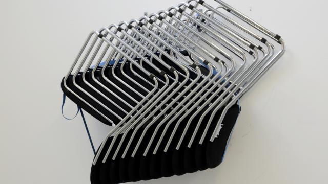 Artwork by Petros Chrisostomou in his Banff Centre Studio. Chairs