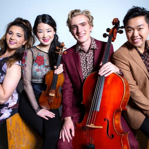 Viano Quartet, photo by Jeff Fasano