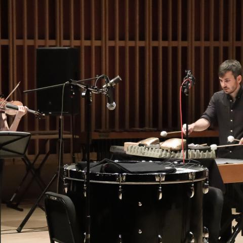 Members of Noise Catalogue in concert